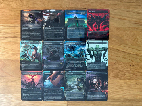 Black Staples Proxy Pack | 12 Cards | MTG Commander Essentials | Forgotten Spells