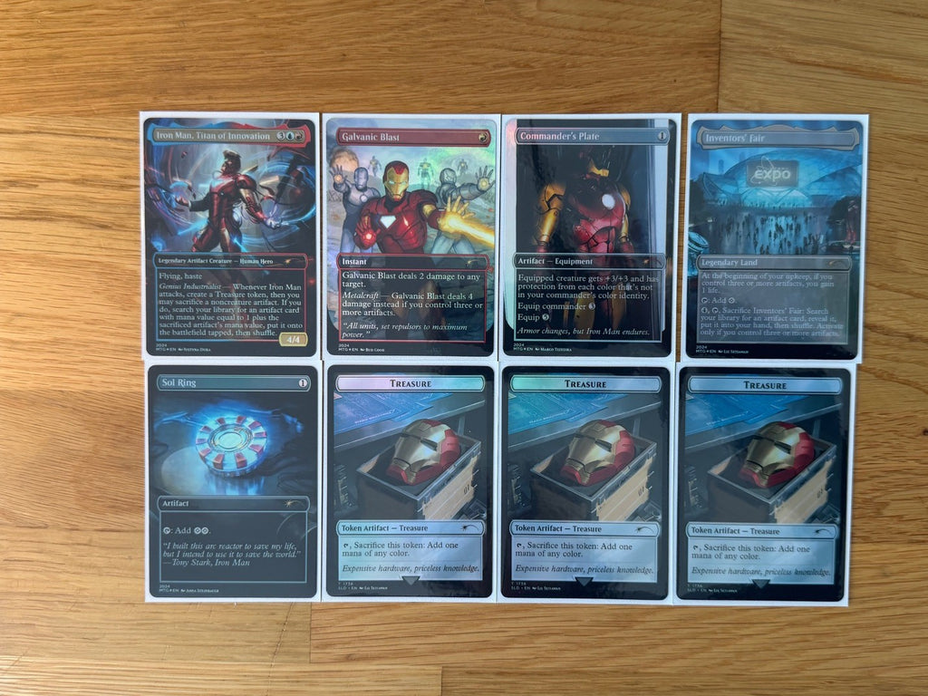 Secret Lair x Marvel: Iron Man | 8 Cards | MTG Proxy | Forgotten Spells
