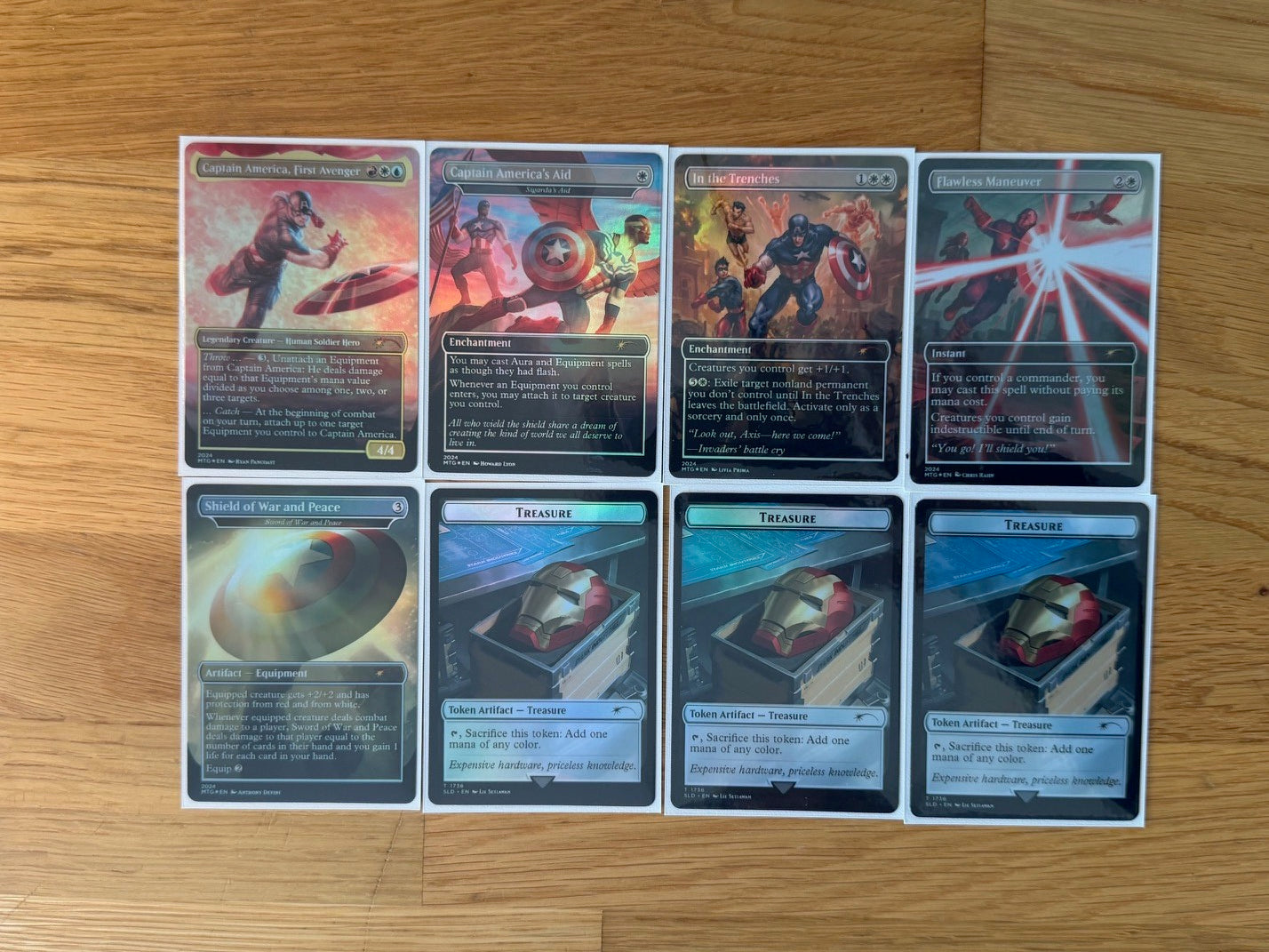 Secret Lair x Marvel: Captain America | 8 Cards | MTG Proxy | Forgotten Spells