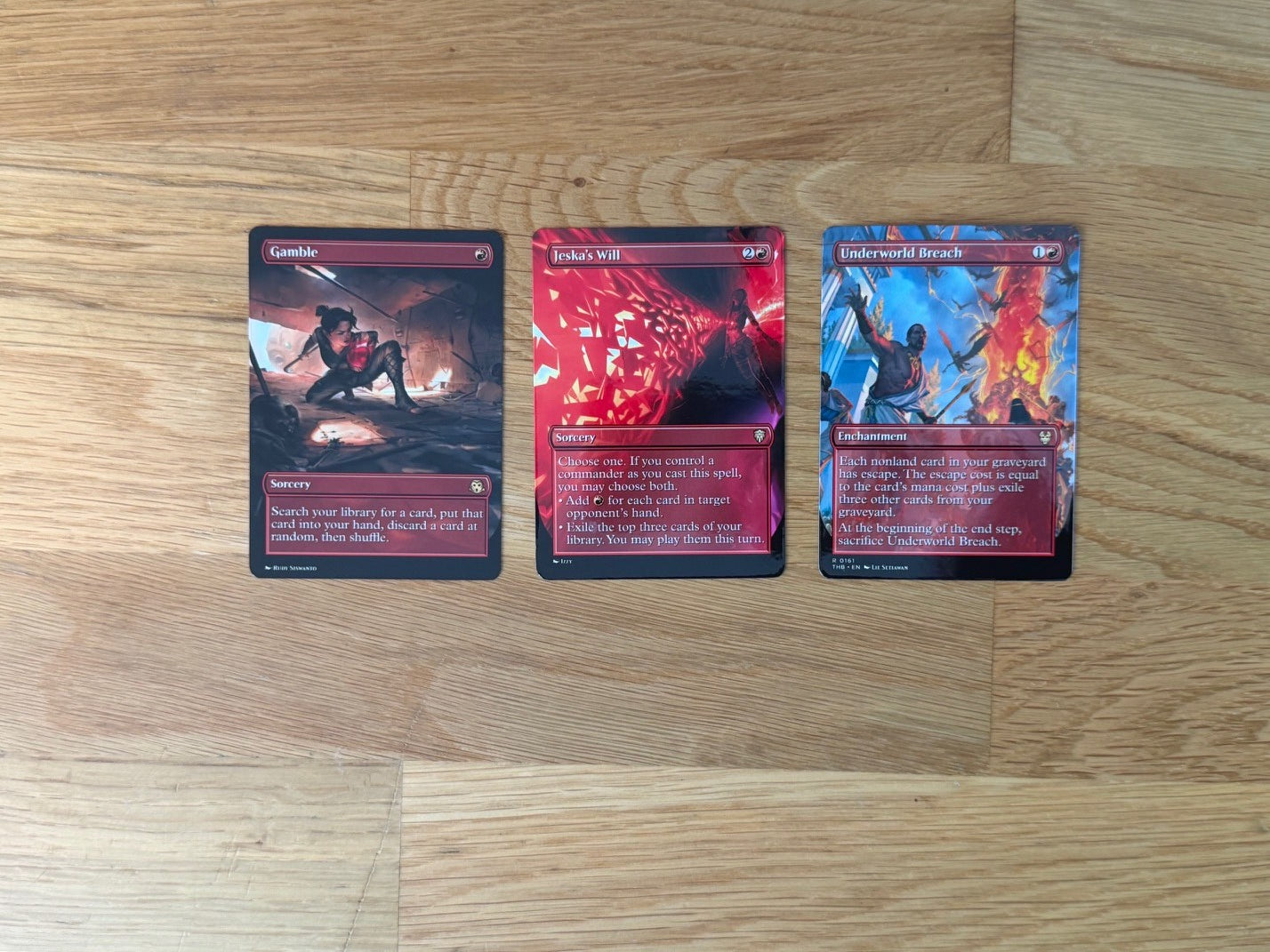 Red Game Changers Proxy Pack | 3 Cards | MTG Commander | Forgotten Spells