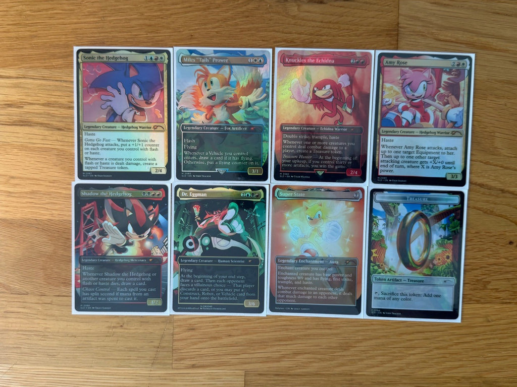 Secret Lair: Sonic the Hedgehog — Friends and Foes | 8 Cards | MTG Proxy | Forgotten Spells
