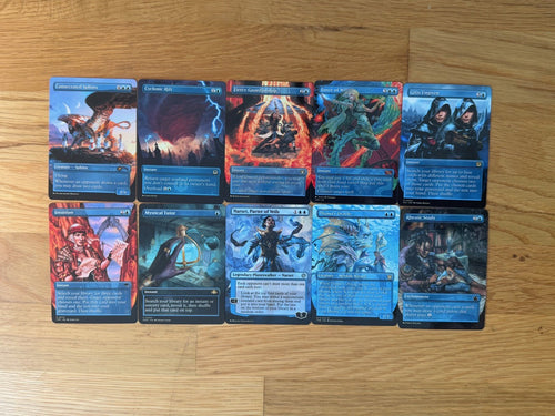 Blue Game Changers Proxy Pack | 10 Cards | MTG Commander | Forgotten Spells