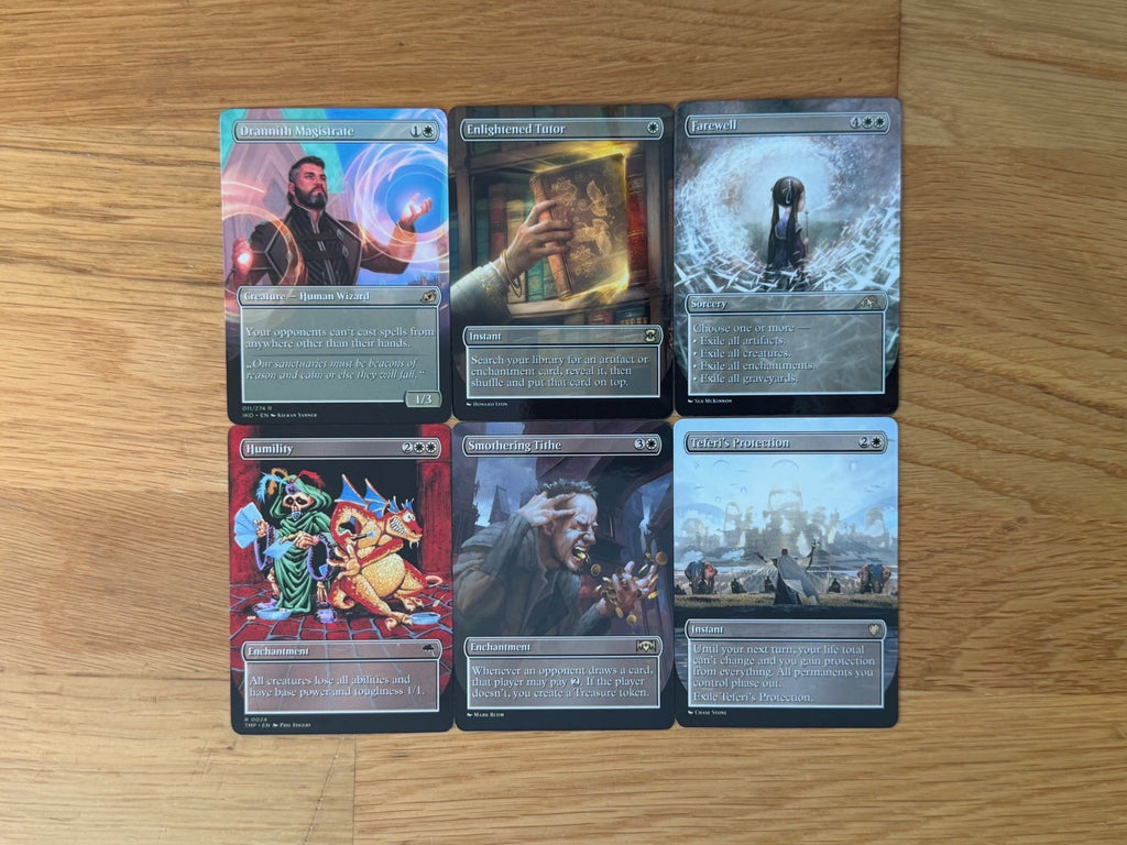 White Game Changers Proxy Pack | 6 Cards | MTG Commander | Forgotten Spells