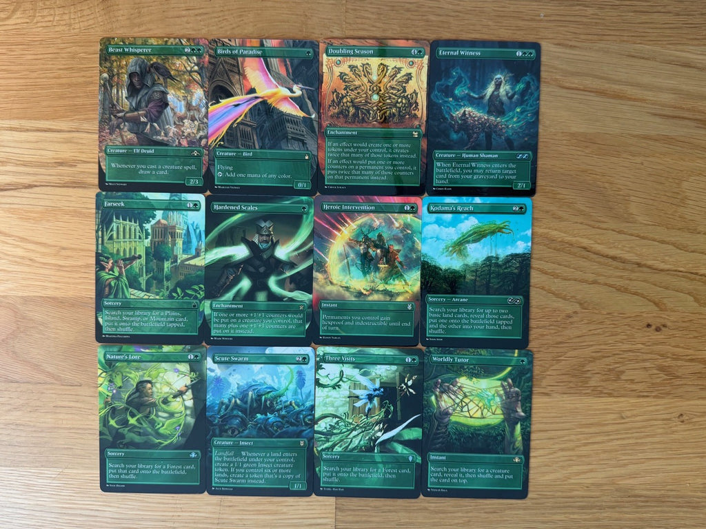 Green Staples Proxy Pack | 12 Cards | MTG Commander Essentials | Forgotten Spells