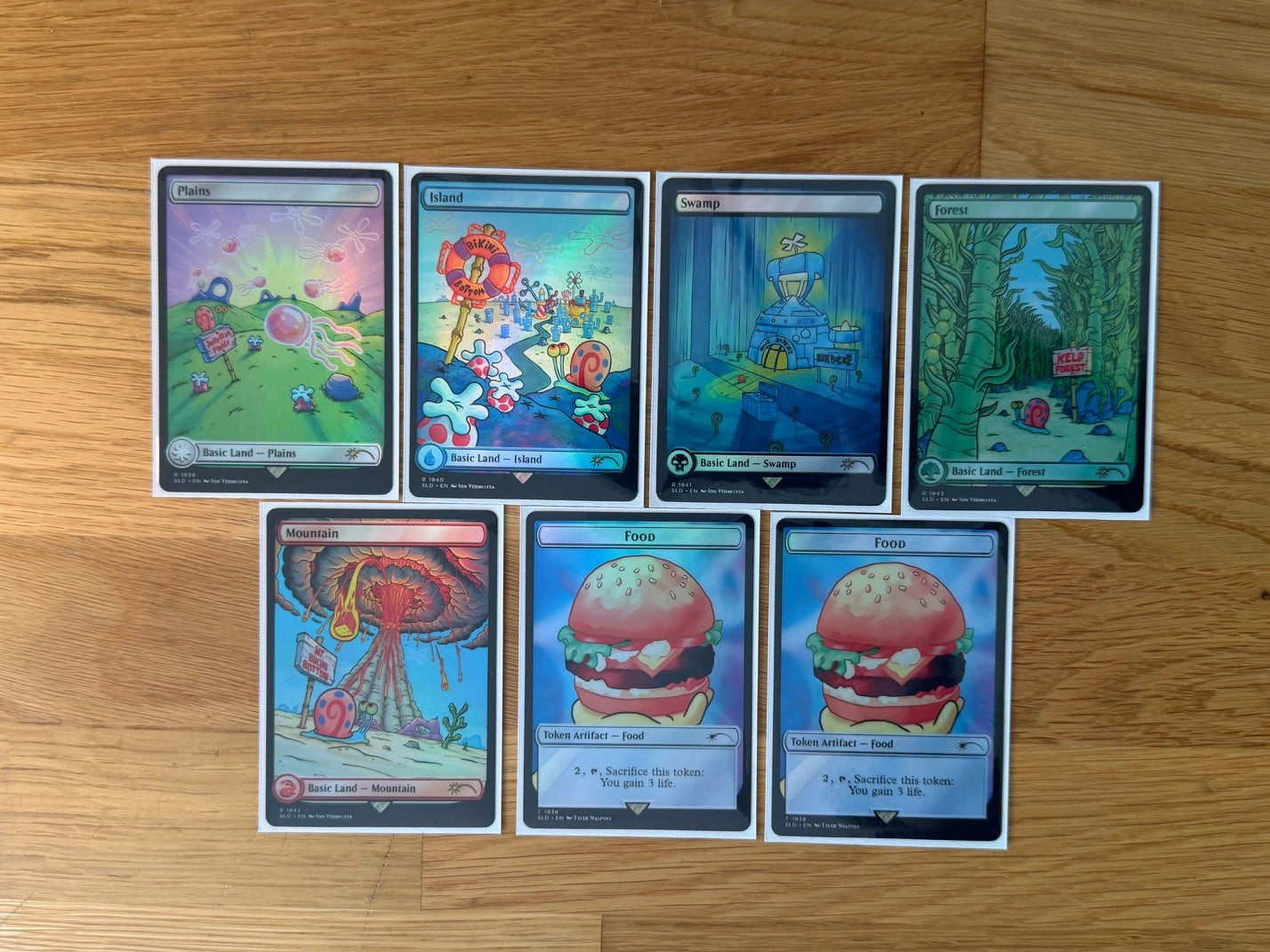 Secret Lair: SpongeBob — Lands Under the Sea | 12 Cards | MTG Proxy | Forgotten Spells