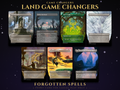 Land Game Changers Proxy Pack | 7 Cards | MTG Commander | Forgotten Spells