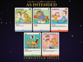 Secret Lair x Garfield: Garfield As Intended MTG proxy set, 5 cards