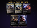 Secret Lair x Dungeons & Dragons: Astarion's Thirst MTG proxy set, 5 cards