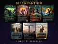 Secret Lair x Marvel: Black Panther MTG proxy set, 8 cards