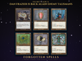 Secret Lair x Dan Frazier Is Back Again: Enemy Talismans MTG proxy set, 6 cards