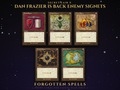 Secret Lair x Dan Frazier Is Back: Enemy Signets MTG proxy set, 5 cards