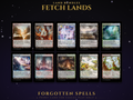 Fetch Lands Proxy Set, 10 MTG proxy cards for Commander