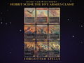 Secret Lair x The Hobbit Scene The Five Armies Clash MTG proxy set, 9 cards