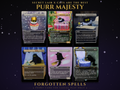 Secret Lair x Cats are the Best: Purr Majesty MTG proxy set, 5 cards