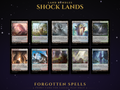 Shock Lands Proxy Set, 10 MTG proxy cards for Commander