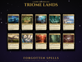 Triome Lands Proxy Set, 10 MTG proxy cards for Commander