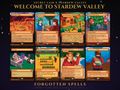 Secret Lair x Stardew Valley Welcome to Stardew Valley MTG proxy set, 8 pixel art cards by ConcernedApe