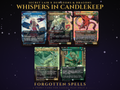 Secret Lair x Dungeons & Dragons: Whispers in Candlekeep MTG proxy set, 5 cards