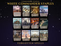White Staples Proxy Pack, 12 MTG proxy cards for Commander