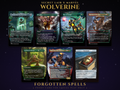 Secret Lair x Marvel: Wolverine MTG proxy set, 8 cards