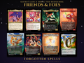 Secret Lair Sonic the Hedgehog Friends and Foes MTG proxy set, 7 cards
