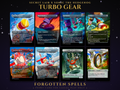 Secret Lair Sonic the Hedgehog Turbo Gear MTG proxy set, 8 cards