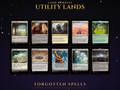 Utility Lands Proxy Set, 10 MTG proxy cards for Commander