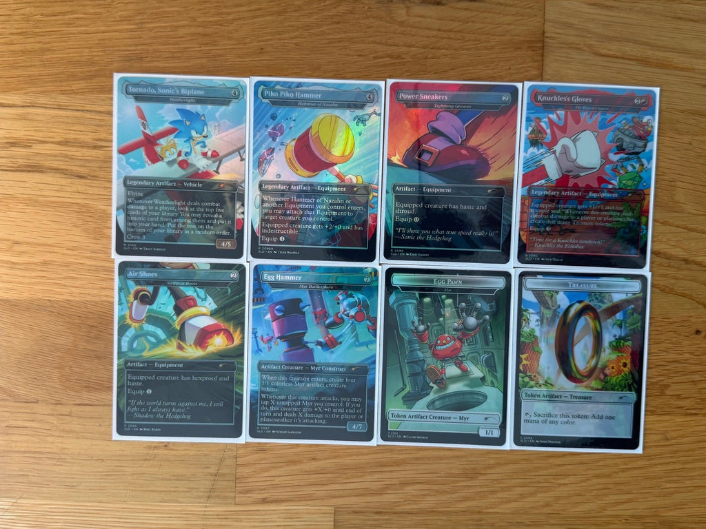 Secret Lair: Sonic the Hedgehog — Turbo Gear | 8 Cards | MTG Proxy | Forgotten Spells