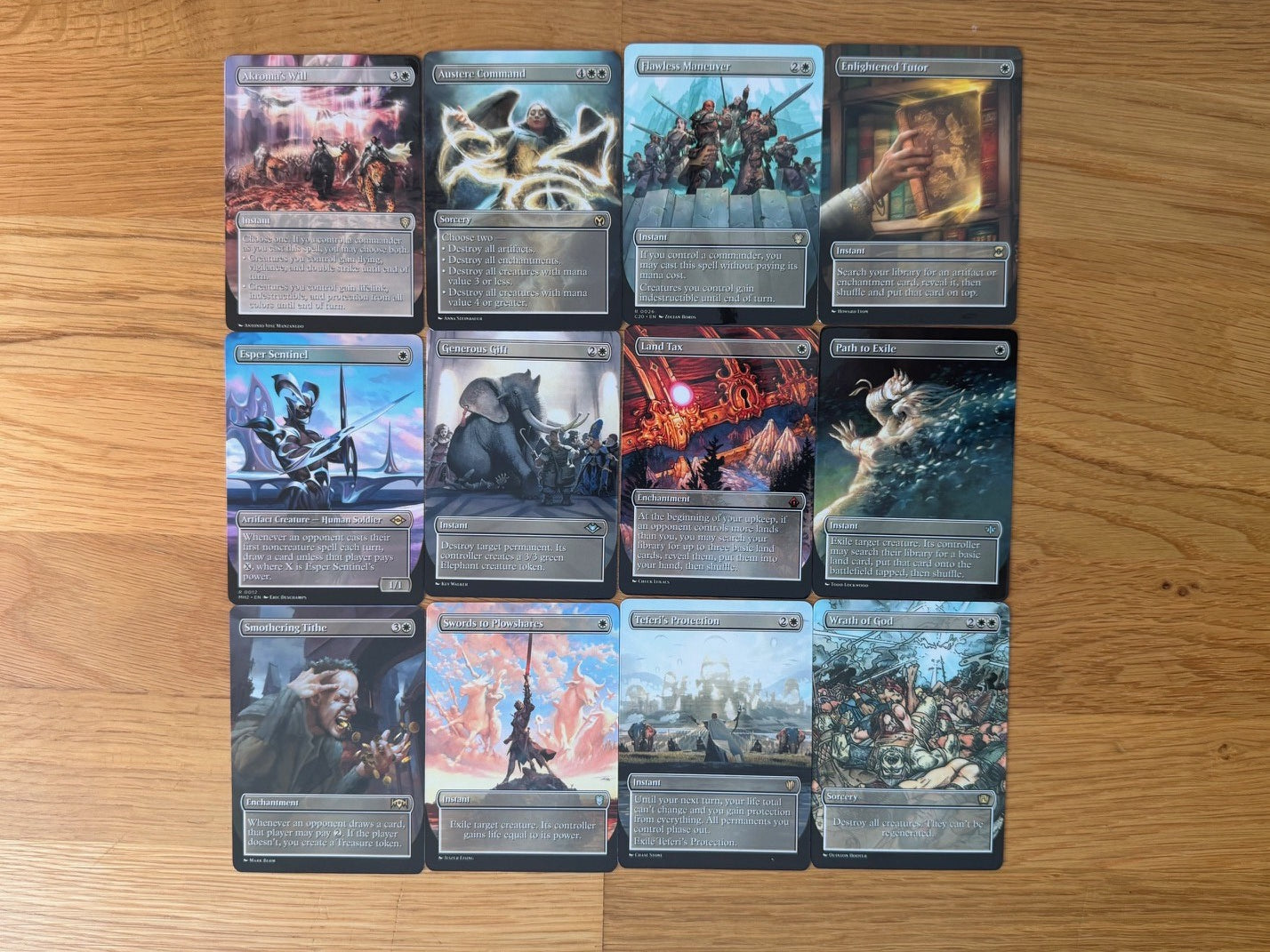 White Staples Proxy Pack | 12 Cards | MTG Commander Essentials | Forgotten Spells