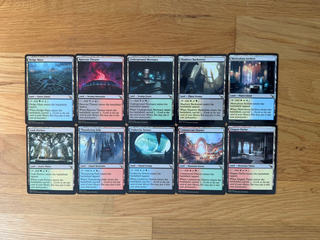 Surveil Lands Proxy Set | 10 Cards | MTG Commander Staples | Forgotten Spells