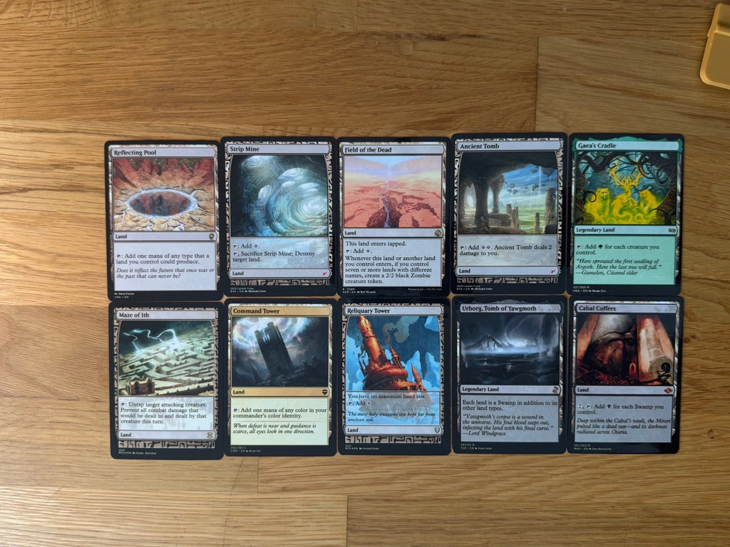Utility Lands Proxy Set | 10 Cards | MTG Commander Staples | Forgotten Spells