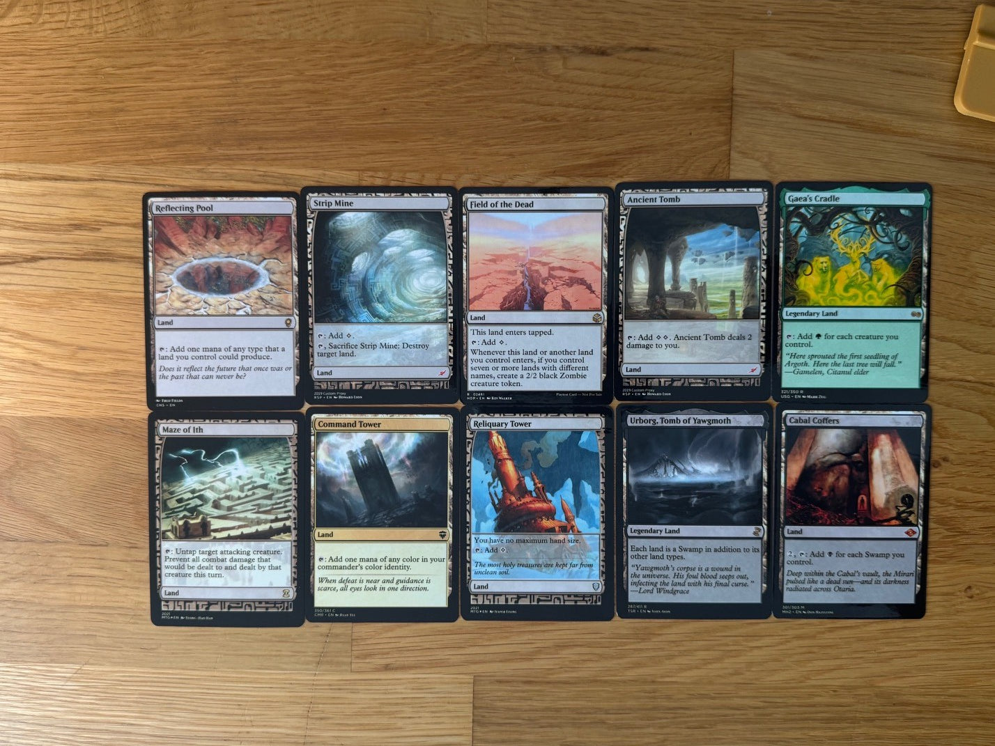 Utility Lands Proxy Set | 10 Cards | MTG Commander Staples | Forgotten Spells