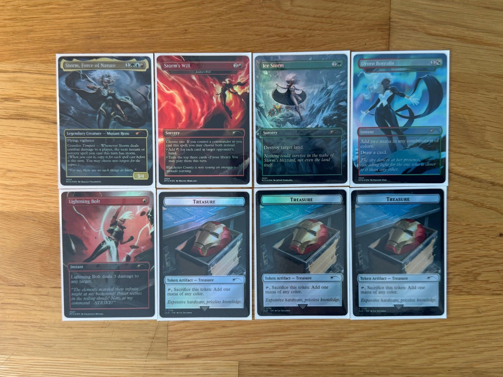 Secret Lair x Marvel: Storm | 8 Cards | MTG Proxy | Forgotten Spells