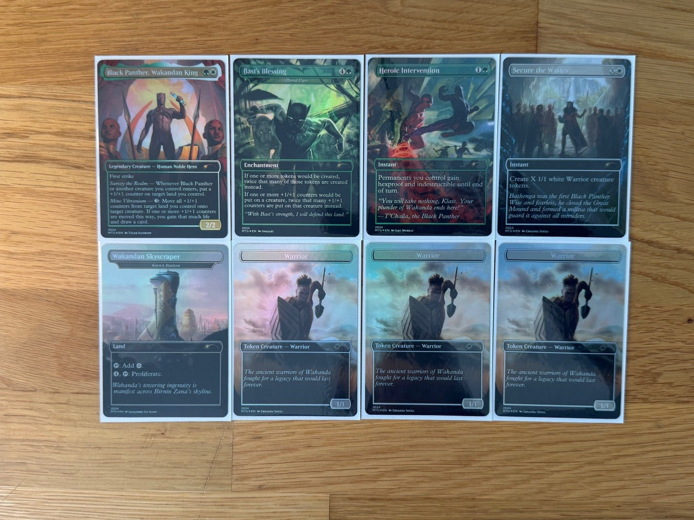 Secret Lair x Marvel: Black Panther | 8 Cards | MTG Proxy | Forgotten Spells