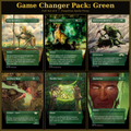 Green Game Changers Proxy Pack | 6 Cards | MTG Commander | Forgotten Spells