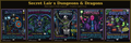 Secret Lair X Dungeons & Black Lights & Dark Dungeons | 5 Cards | MTG Proxy | Forgotten Spells