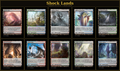 Shock Lands Proxy Set | 10 Cards | MTG Commander Staples | Forgotten Spells